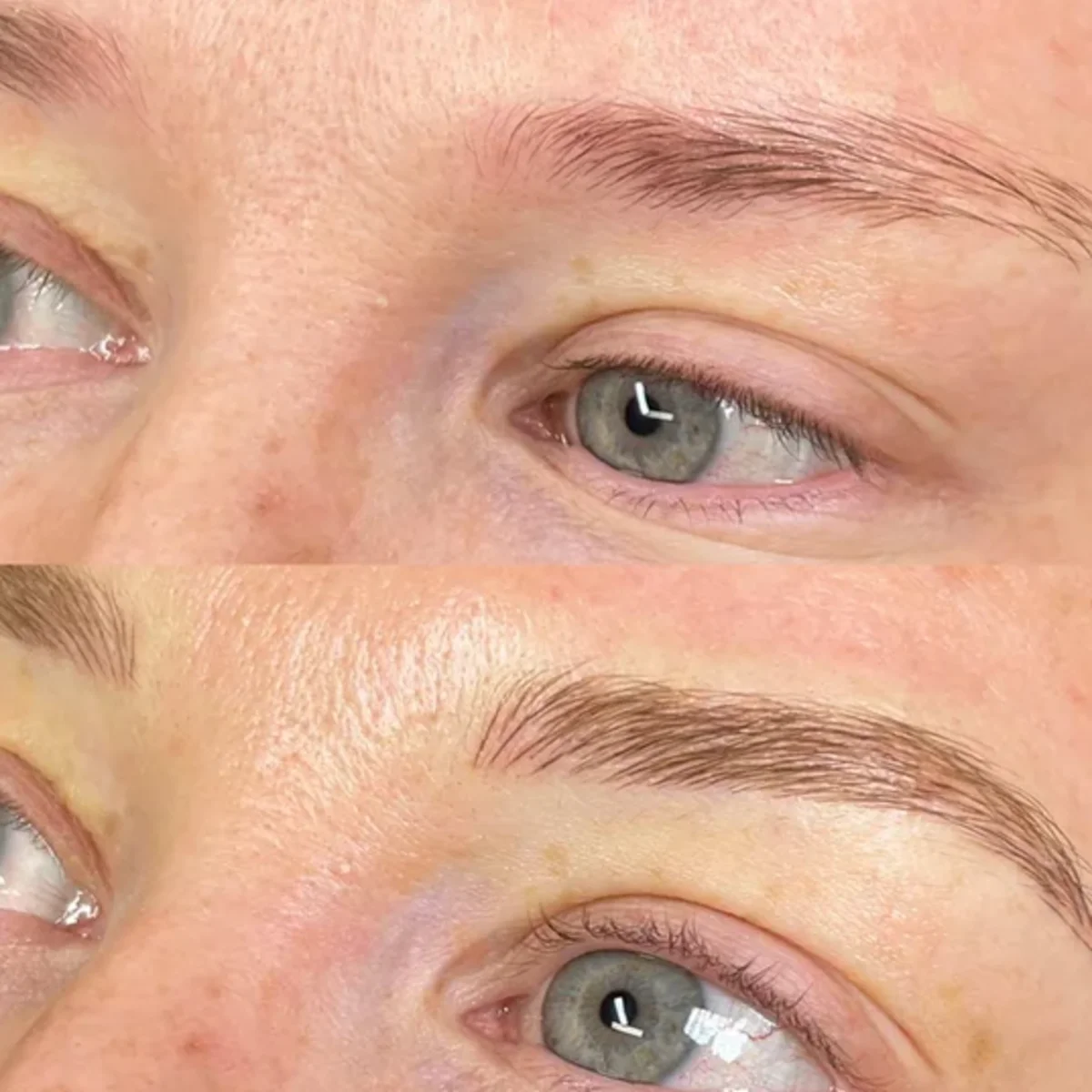 Microblading eyebrows